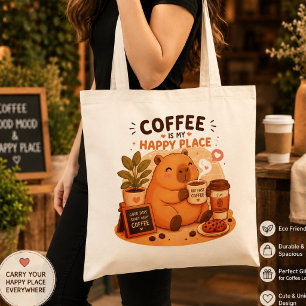 Süße Capybara-Kaffeeliebhaber-Tasche Kaffee Ist Tragetasche