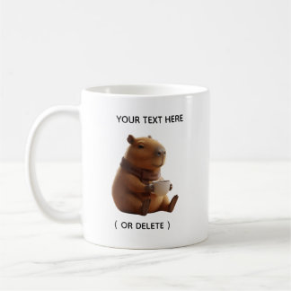 Süße Capybara-Kaffeetasse mit individuellem Design Kaffeetasse