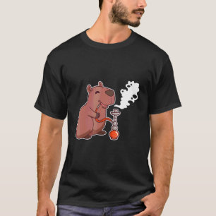 Süße Capybara raucht Hookah Shisha T-Shirt