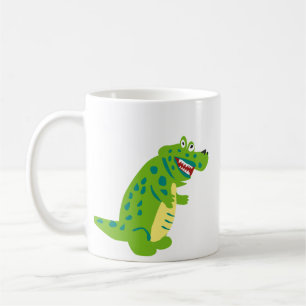 Süße Cartoon-Alligator-Keramik-Kaffeetasse Kaffeetasse