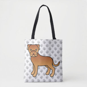 Süße Cartoon-Dogge De Bordeaux