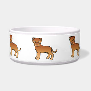 Süße Cartoon Dogue De Bordeaux Hunde Napf