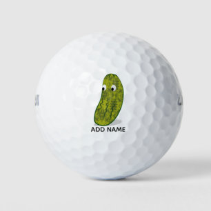 Süße Cartoon-Eingemachte-Zurken-Zeichnung Golfball