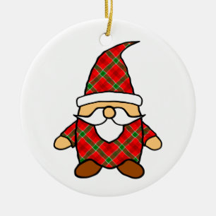 Süße Cartoon-Gnom-Zeichnung Keramik-Ornament Keramik Ornament
