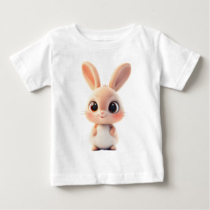 Süße Cartoon-Häschen – Kaninchen-Design mit großen Baby T-shirt