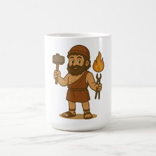 Süße Cartoon-Hermes-Griechische-Mythologie Kaffeetasse