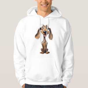 Süße Cartoon-Hunderassen-Kunstsammlung Hoodie