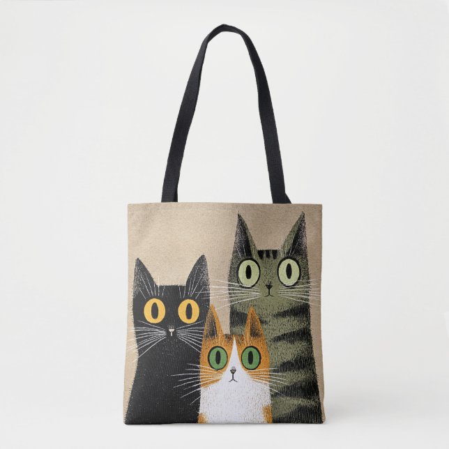 Süße Cartoon-Katzen (Vorderseite)