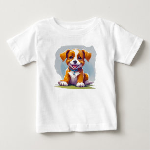 Süße Cartoon Kawaii-Hunde-Outfits für jeden Tag Baby T-shirt