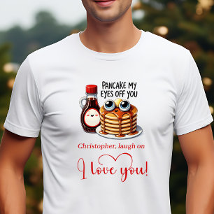 Süße Cartoon-Lebensmittel Valentinsgeschenk Person T-Shirt