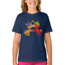 Süße Cartoon-LGBTQIA-Einhörner-Kinder-T-Shirts