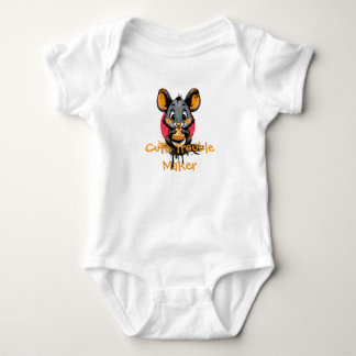 Süße Cartoon-Maus-Baby-Body Baby Strampler