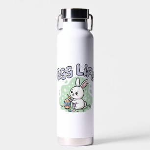 Süße Cartoon-Osterhasen-Ei-Lebens-Illustration Trinkflasche