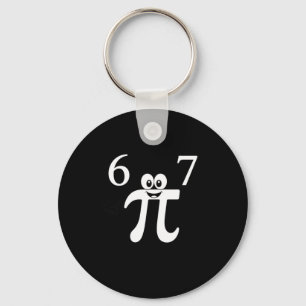 Süße Cartoon-Pi-Mathematik-Wortspiel - Periode 6 7 Schlüsselanhänger