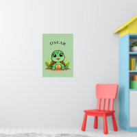 Süße Cartoon-Schildkröte lächelt ✨ Gemütliches Kin