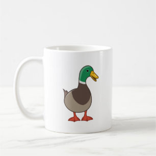 Süße Cartoon-Stockente Kaffeetasse
