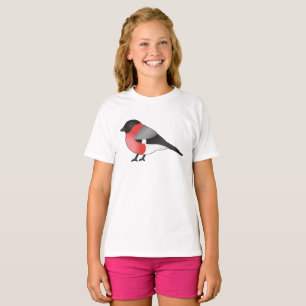 Süße Cartoon-Vogelillustration des Eurasischen Gim T-Shirt