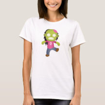 Süße Cartoon-Zombie-Girl