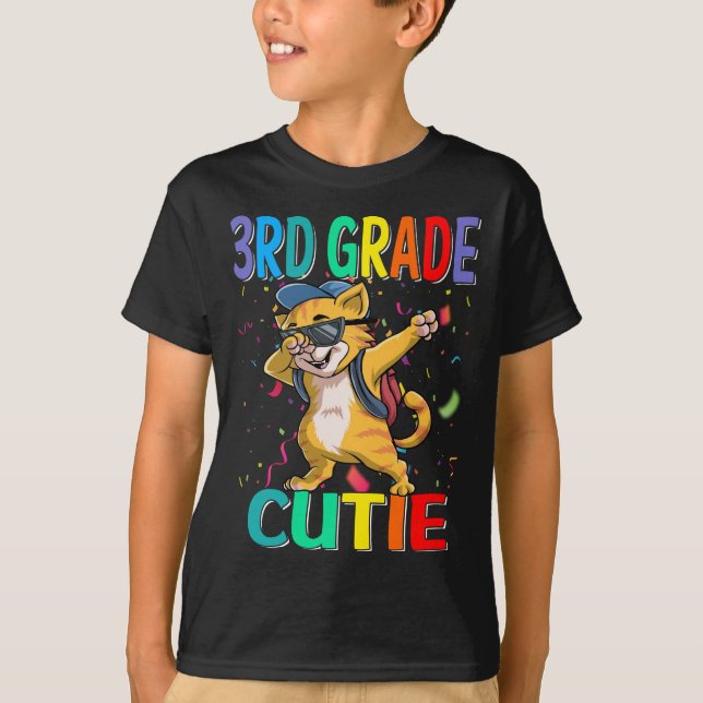 Süsse Cat T - Shirt der dritten Klasse (Vorderseite)