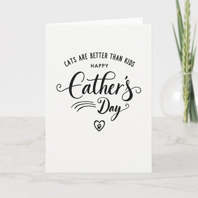 Süße Cathers Day Grafikkarte Karte (Vorderseite)