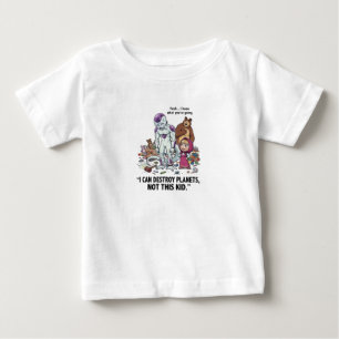 Süße Chaos-Cartoon-Grafik für Mädchen Baby T-shirt