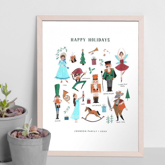 Süße Charaktere Nussknacker Ballett Kinder Poster (Von Creator hochgeladen)