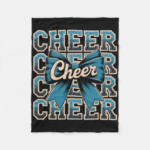 Süße Cheer-Jugendliche Mädchen Lustige Cheerleader Fleecedecke