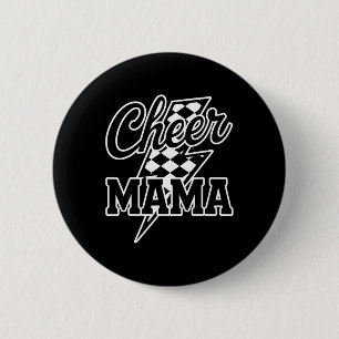 Süße Cheer-Mom-Cheerleading für Cheerleader-Squadr Button
