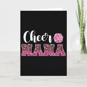 Süße Cheer-Oma einer Cheerleader-Oma Großmutter _1 Karte