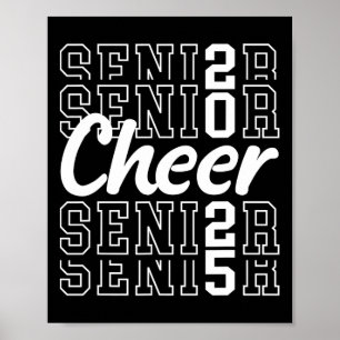 Süße Cheer Senior 2025 Abschlussklasse 2025 Senior Poster