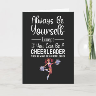 Süße Cheerleader-Karten Sport Cheerleading für Sie Karte