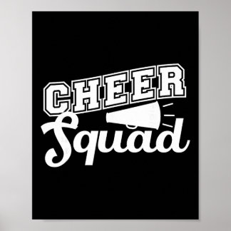 Süße Cheerleader-Kunst Frauen Mädchen Cheer Squad  Poster