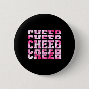 Süße Cheerleading Cheerleader Squad Mädchen Bff Ch Button