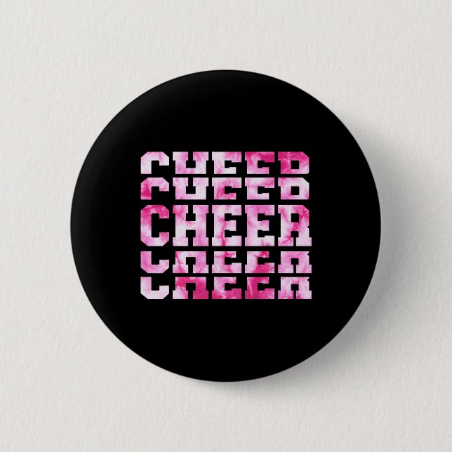 Süße Cheerleading Cheerleader Squad Mädchen Bff Ch Button (Vorderseite)