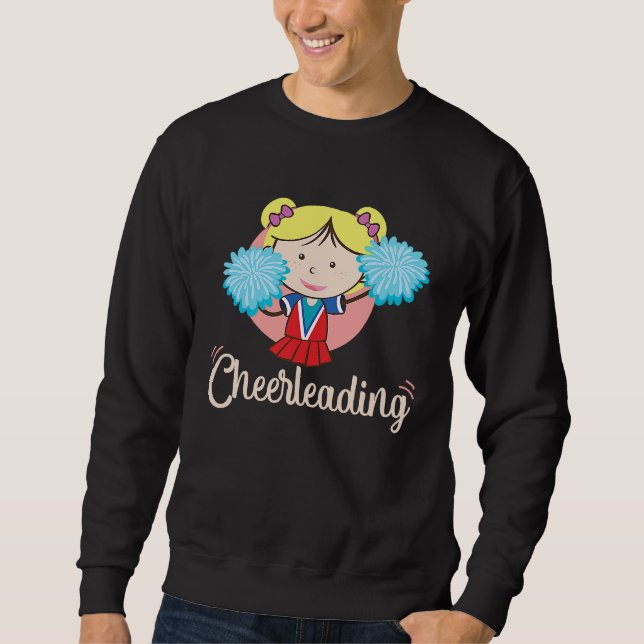 Süße Cheerleading Cheerleading Trainer Sweatshirt (Vorderseite)