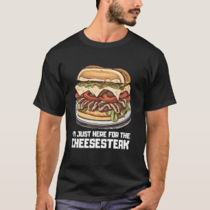 Süße Cheesesteak-Kunst für Männer Frauen Kind Phil T-Shirt