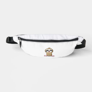 Süße Chibi-Faultier-Workout � Lustiges Kawaii-Gym- Bauchtasche