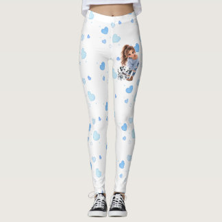 Süße Chibi-Mädchen- & Welpen-Leggings Leggings