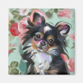 'Süße' Chihuahua-Hundekunst-Magnet Magnet