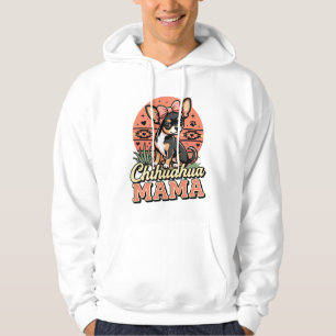 Süße Chihuahua-Mama-Schleife-Hundemama Hoodie