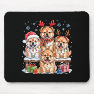 Süße Chow-Chow-Weihnachtshündchen Hunde Liebhaber Mousepad
