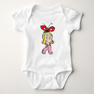 Süße Cindy Lou Who Porträt Baby Strampler