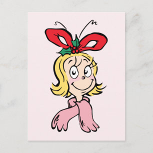 Süße Cindy Lou Who Porträt Postkarte