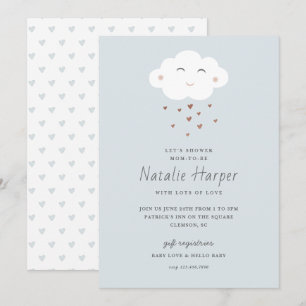 Süße Cloud-Baby-Party Einladung