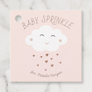 Süße Cloud-Baby-Sprinkle Geschenkanhänger