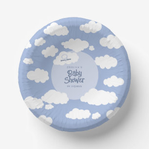 Süße Cloud Nine 9 Baby Shower Whimsical Party Pappteller