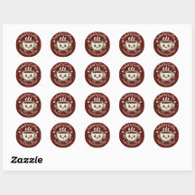 Süße Coffee-Vibes-Aufkleberdesign