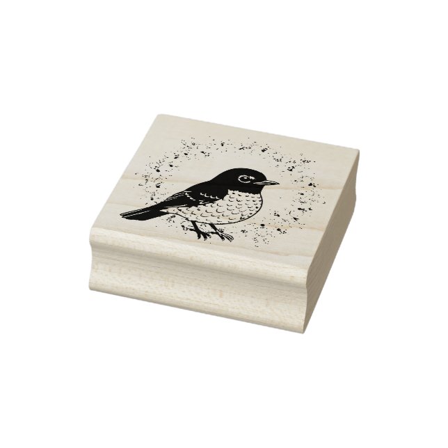 Süße Connecticut-Vogel mit Mirabilis Gummistempel (Stempel)