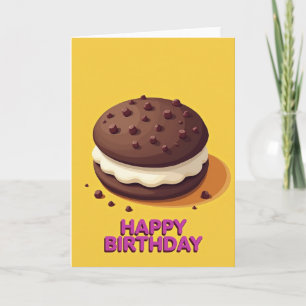 Süße Cookie-Kunstkarte Karte
