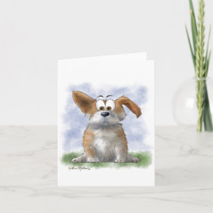 Süße Corgi-Cartoon Karte